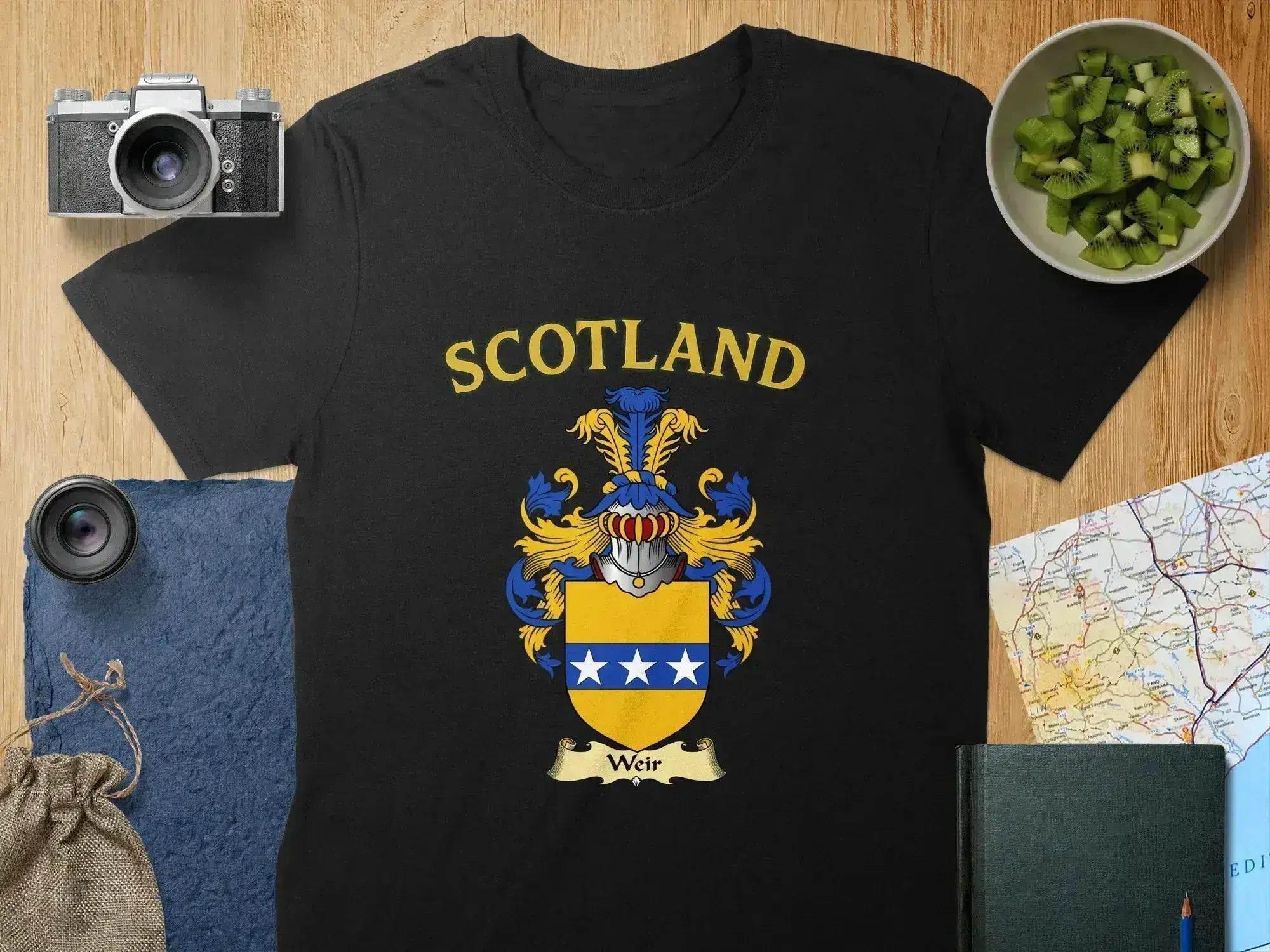 Scotland Weir Heritage Family Crest T-Shirt product type