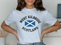 West Kilbride Scotland Flag Graphic T-shirt product type