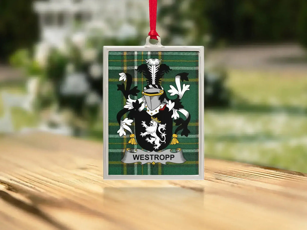 Westropp Family Crest Rectangle Ornament product