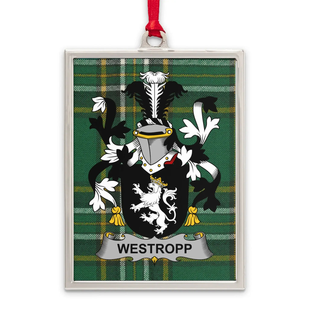 Personalized Westropp Tartan Plaid Family Crest product
