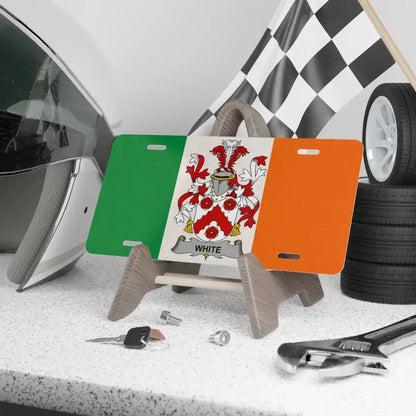 Irish Flag Car License Plate Shield product type