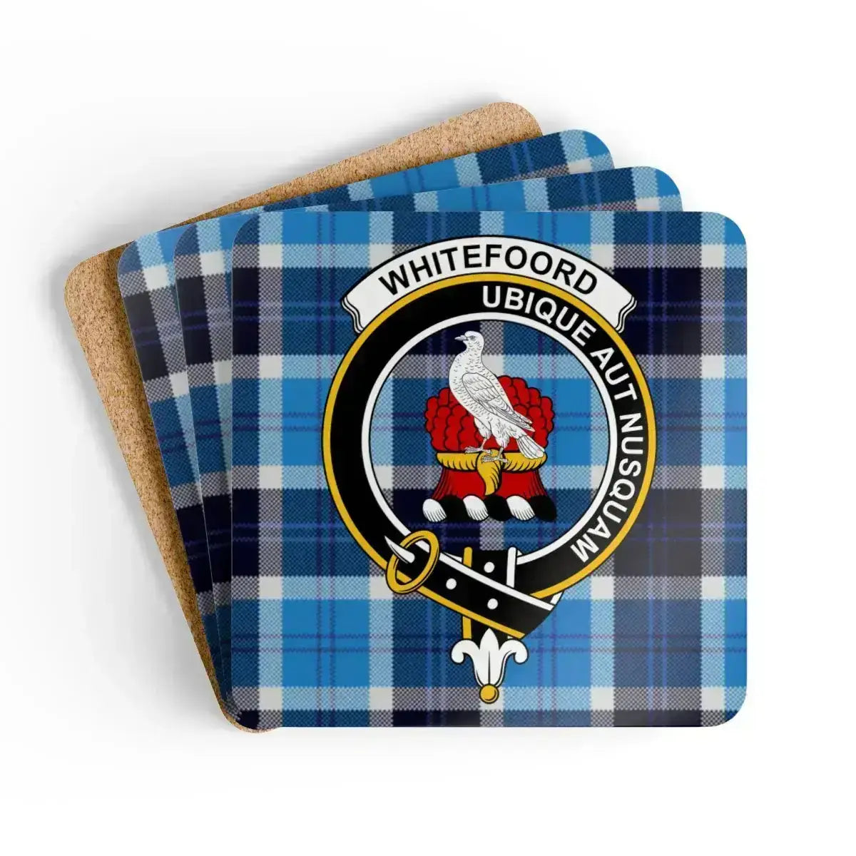 Whitefoord Ubique Aut Nusquam Plaid Coaster product