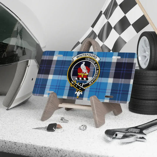 Whiteford Clan Maxi Tartan Style License Plate product