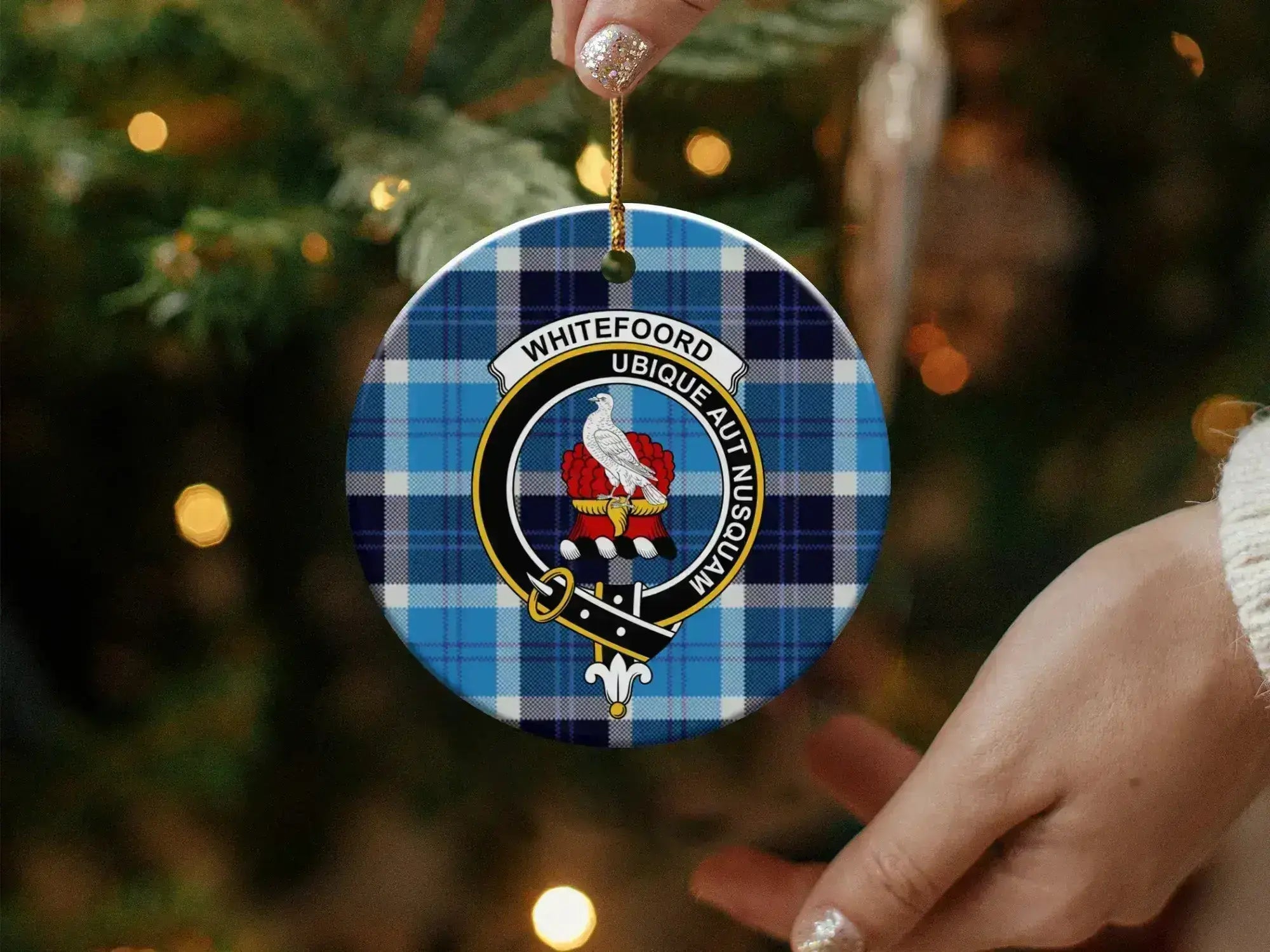 Whitefoord Ubiique Au Nusquam Christmas Ornament product