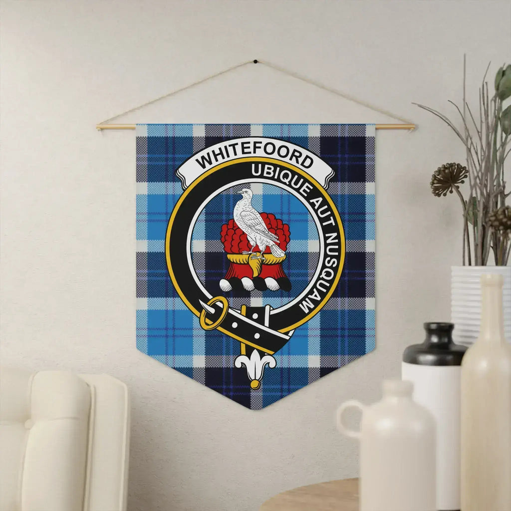 Whitefoord Ubique Aut Nusquam Plaid Banner
