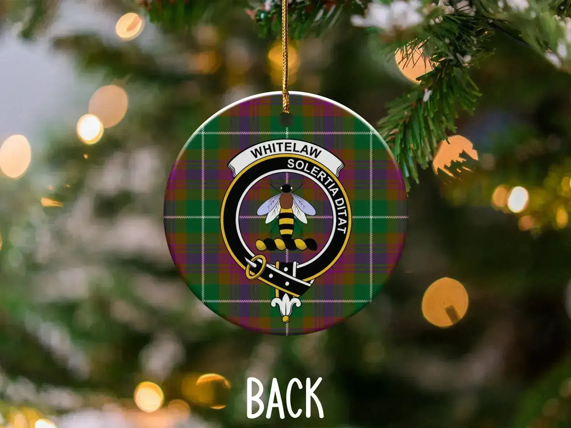 Plaid Whitelaw Solertia Ditat Christmas Ornament product