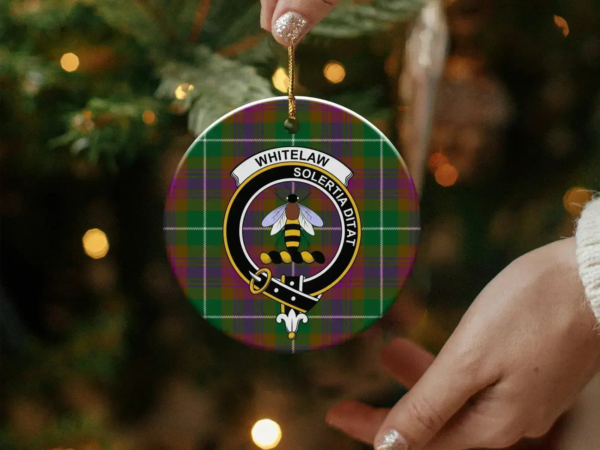 Whitelaw Solertia Ditat Holiday Ornament product