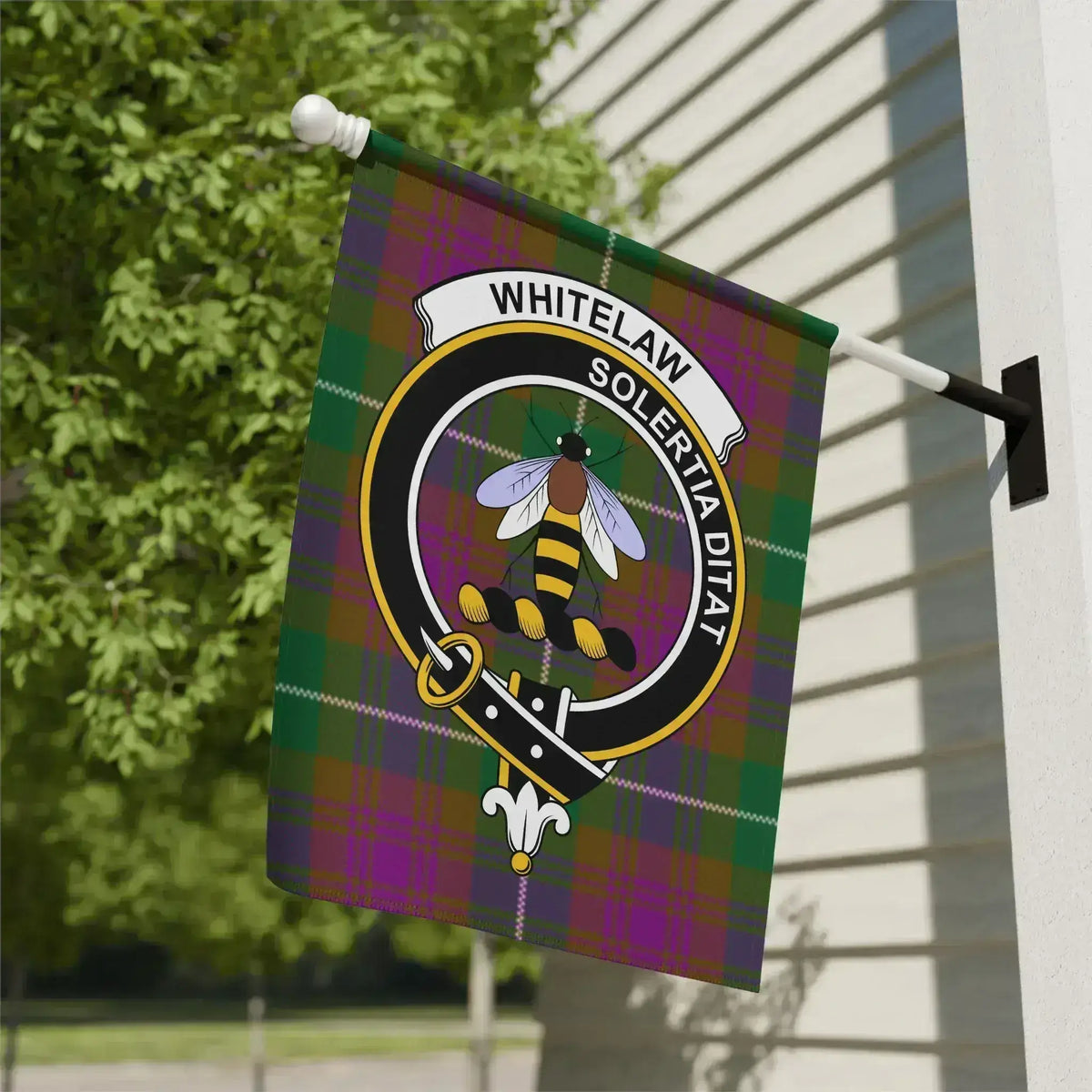 Whitelaw Solertia Et Fidelitate Clan Flag