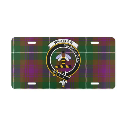 Whitelaw Solertia Dat Tartan License Plate product