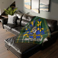Vibrant Whitney Crest Blanket for Home or Office Decor