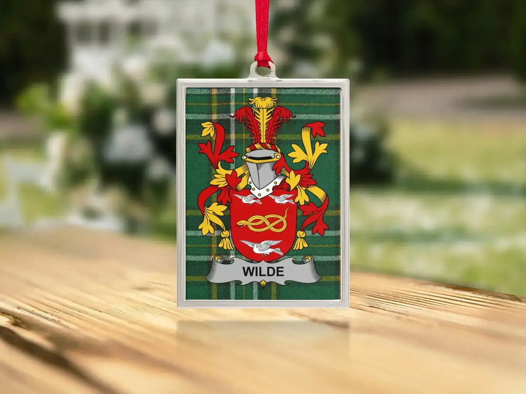 Wilde Family Crest Hanging Ornament product type