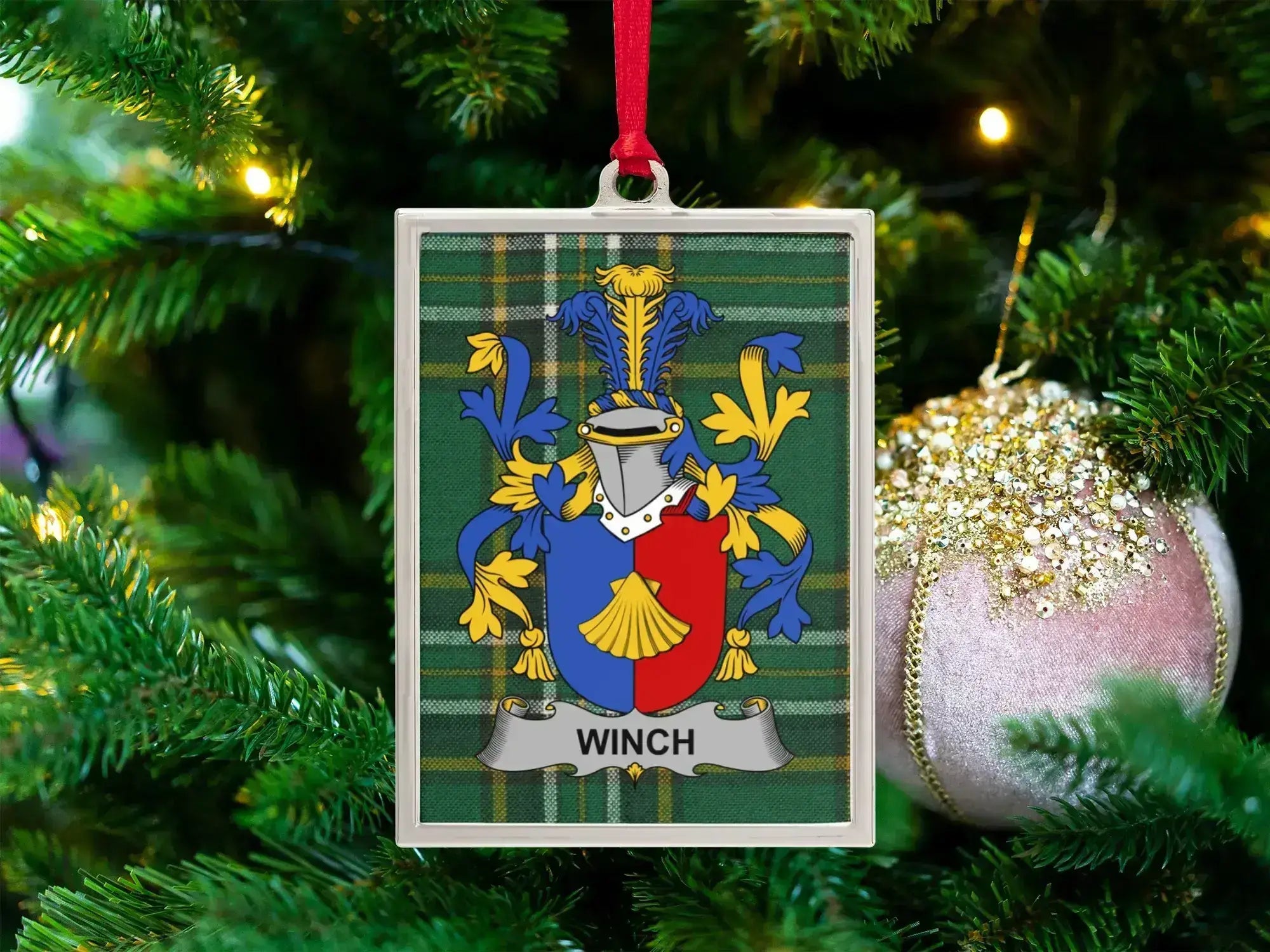Winch Coat of Arms Family Crest Ornament product