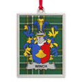 Winch Plaid Family Crest Christmas Ornaments product