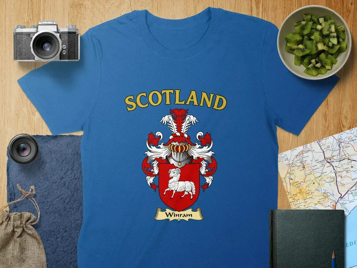 Scotland Winram Family Crest T-Shirt product type — alternate view