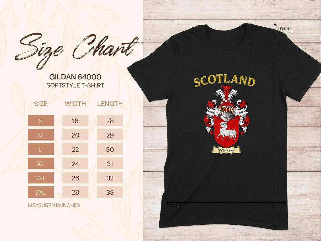 Scotland Family Crest Heritage T-Shirt