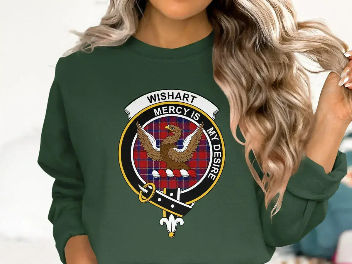 Wishart Mercy Is My Desire Green Sweatshirt
