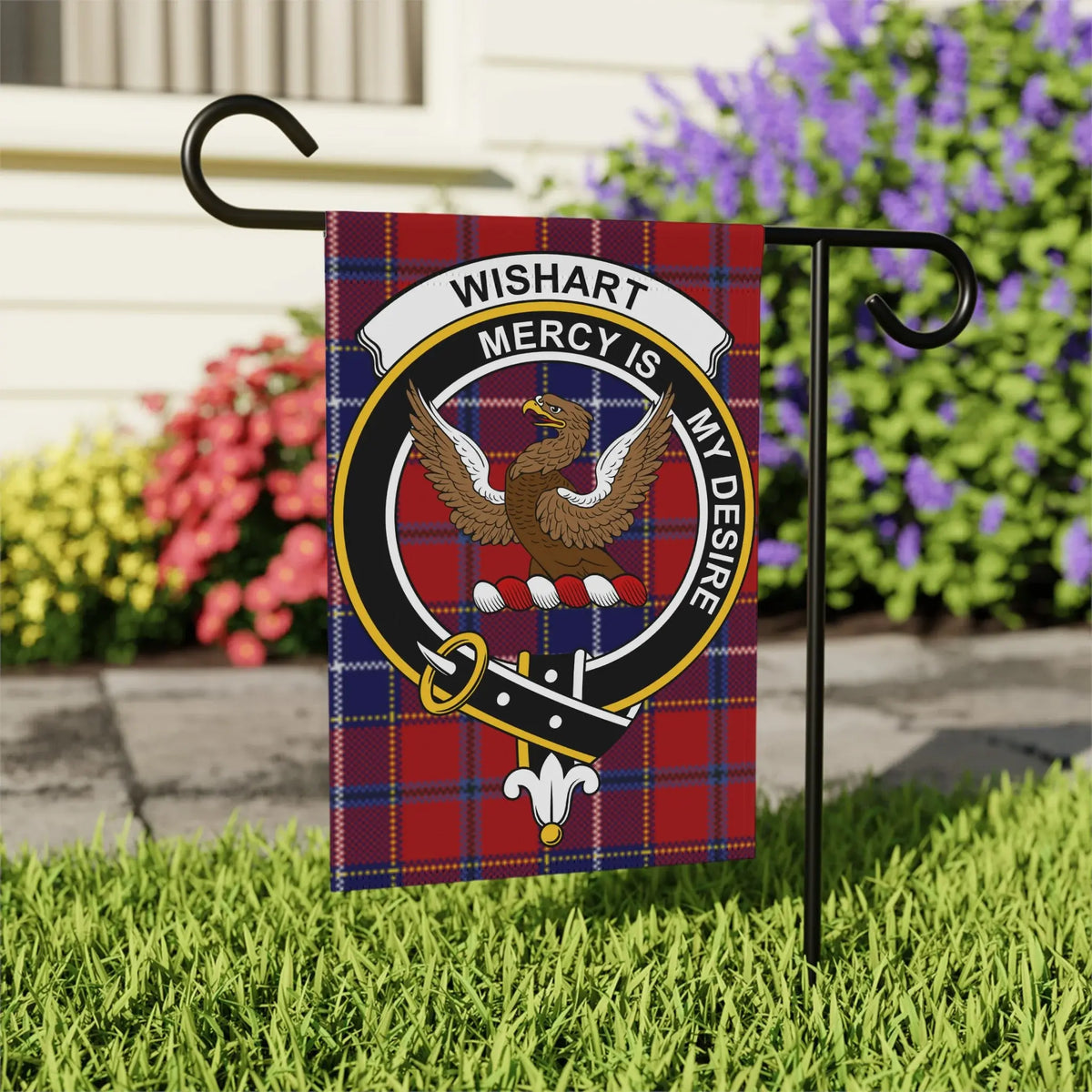 Wishart Mercy is My Desire Garden Flag
