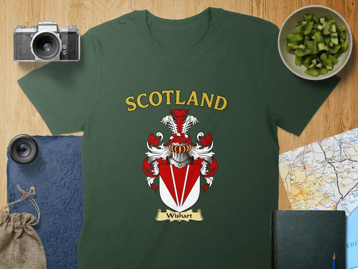 Scotland Wishart Crest Design T-Shirt