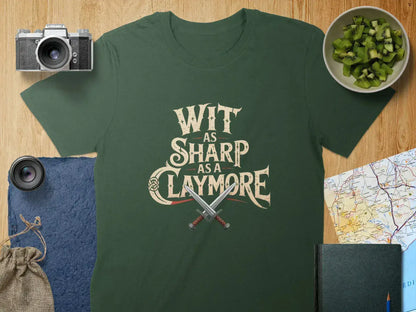 Wit As Sharp As A Claymore T-shirt product