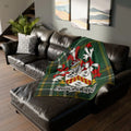 Personalized Luxury Blanket Featuring Crest Design