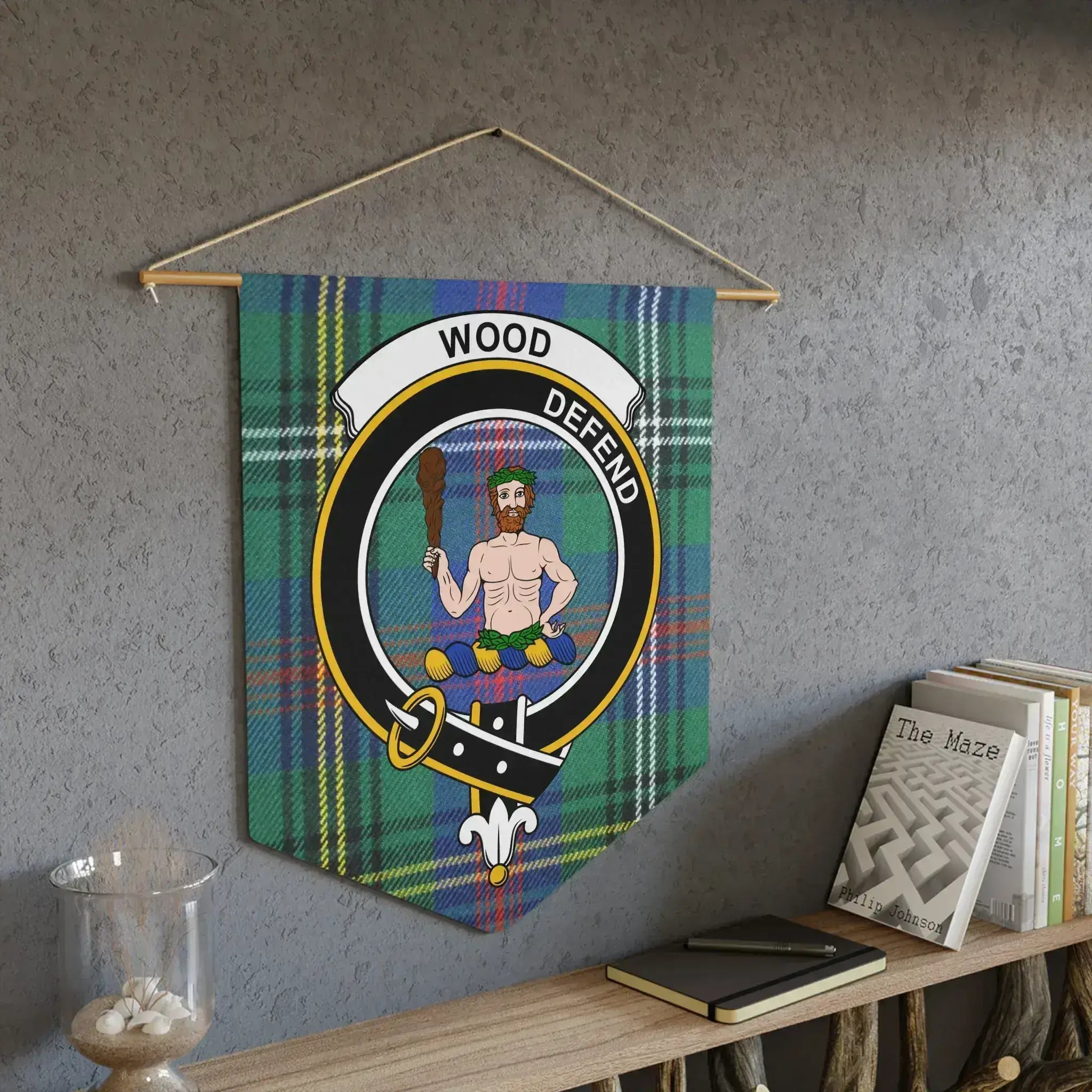 Wood Defend Banner Tapestry Home Decoration product