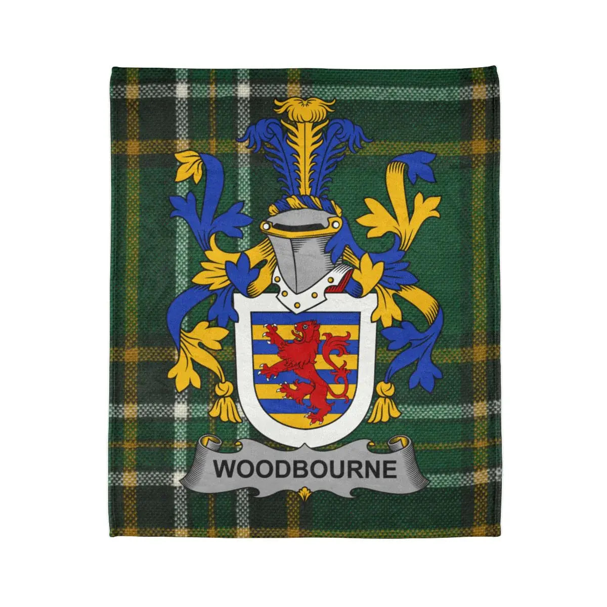 Woodbourne Family Crest Tartan Blanket