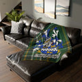 Custom Family Crest Blanket for Home Decor