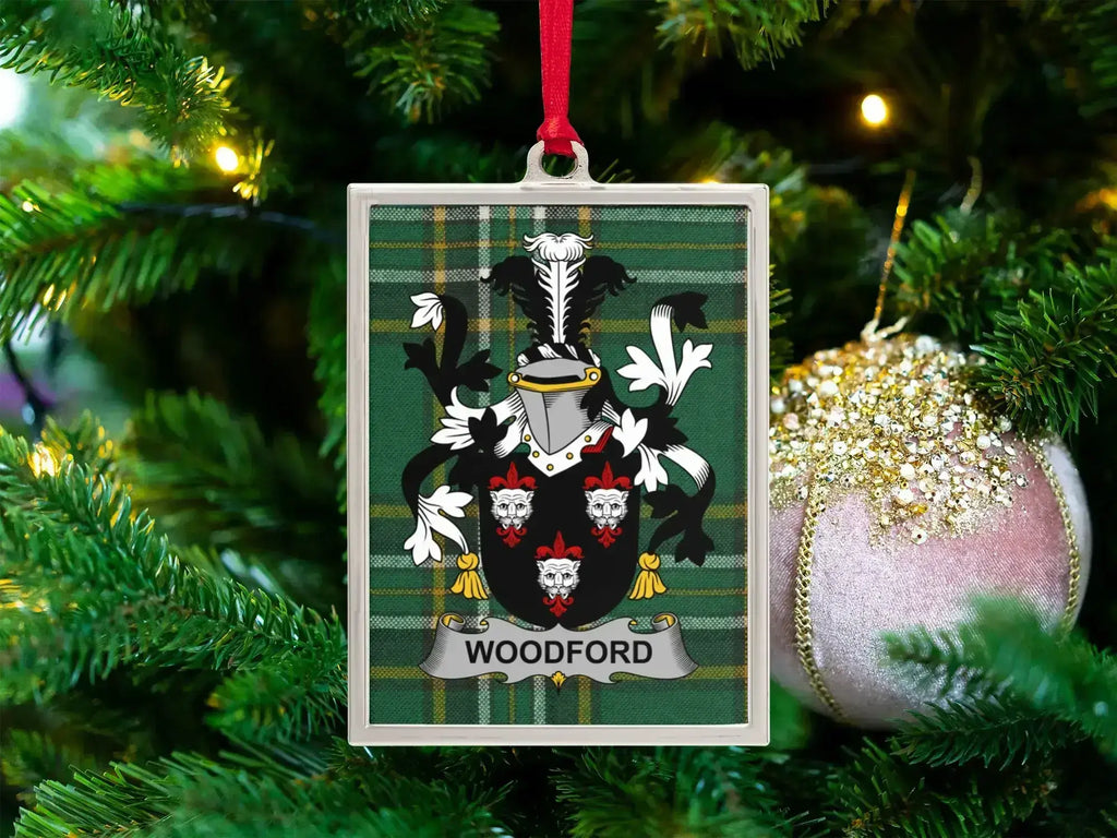 Family Crest Woodford Christmas Ornament product type