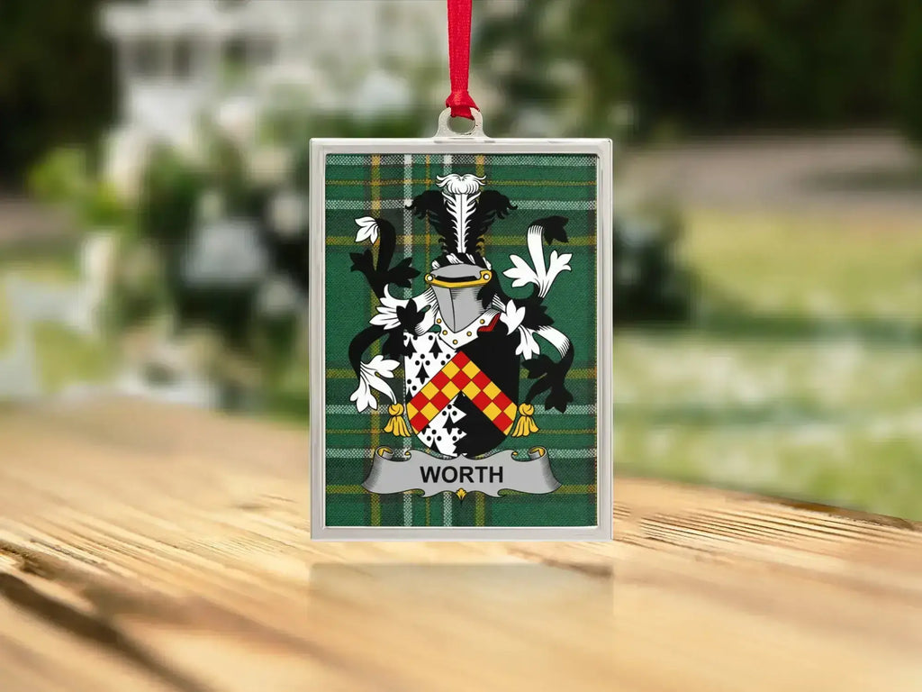 Worth Family Crest Hanging Decoration product