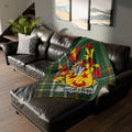 Comfortable Worthing Family Crest Blanket for Cozy Living