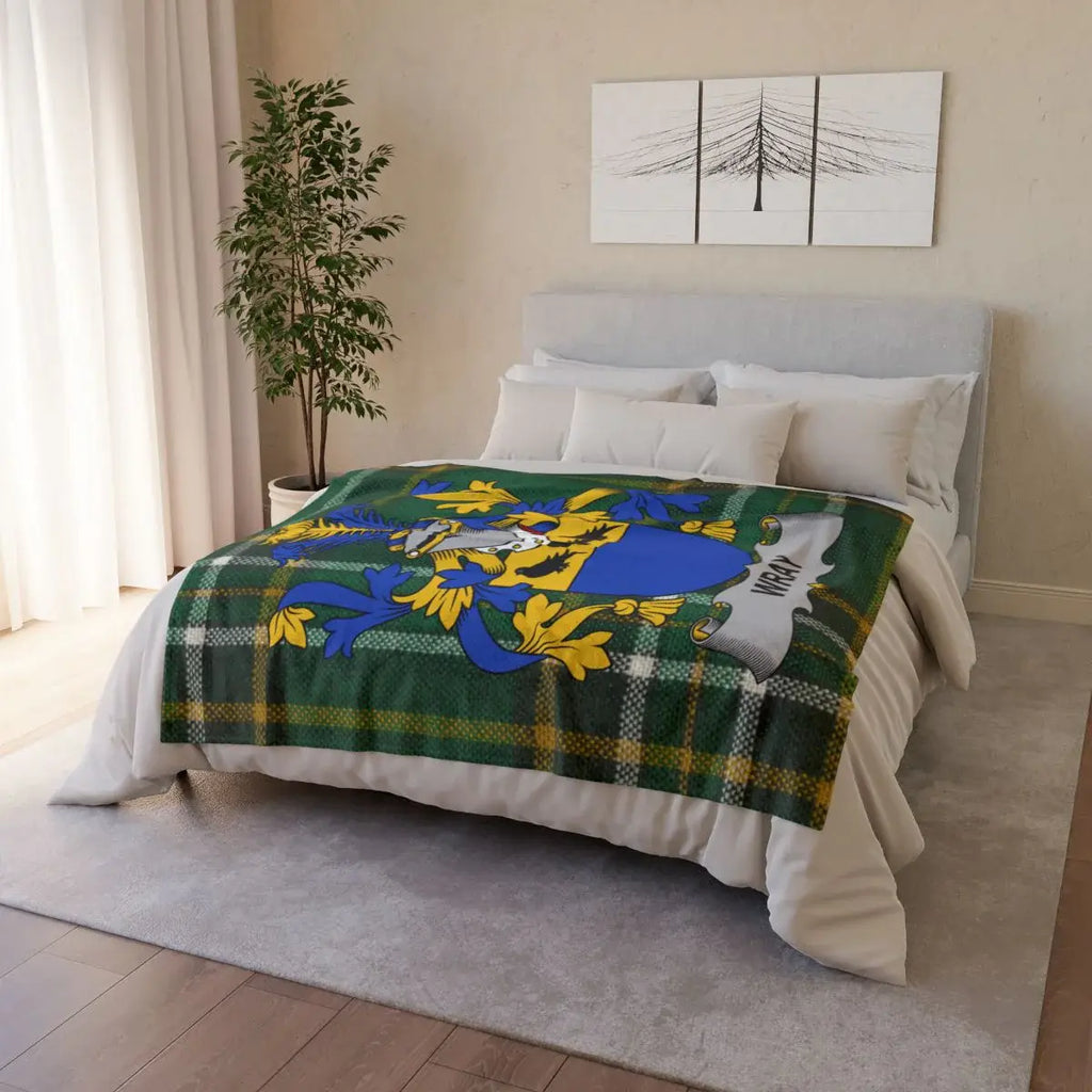 Colorful Vibrant Plaid Tartan Blanket for Cozy Comfort