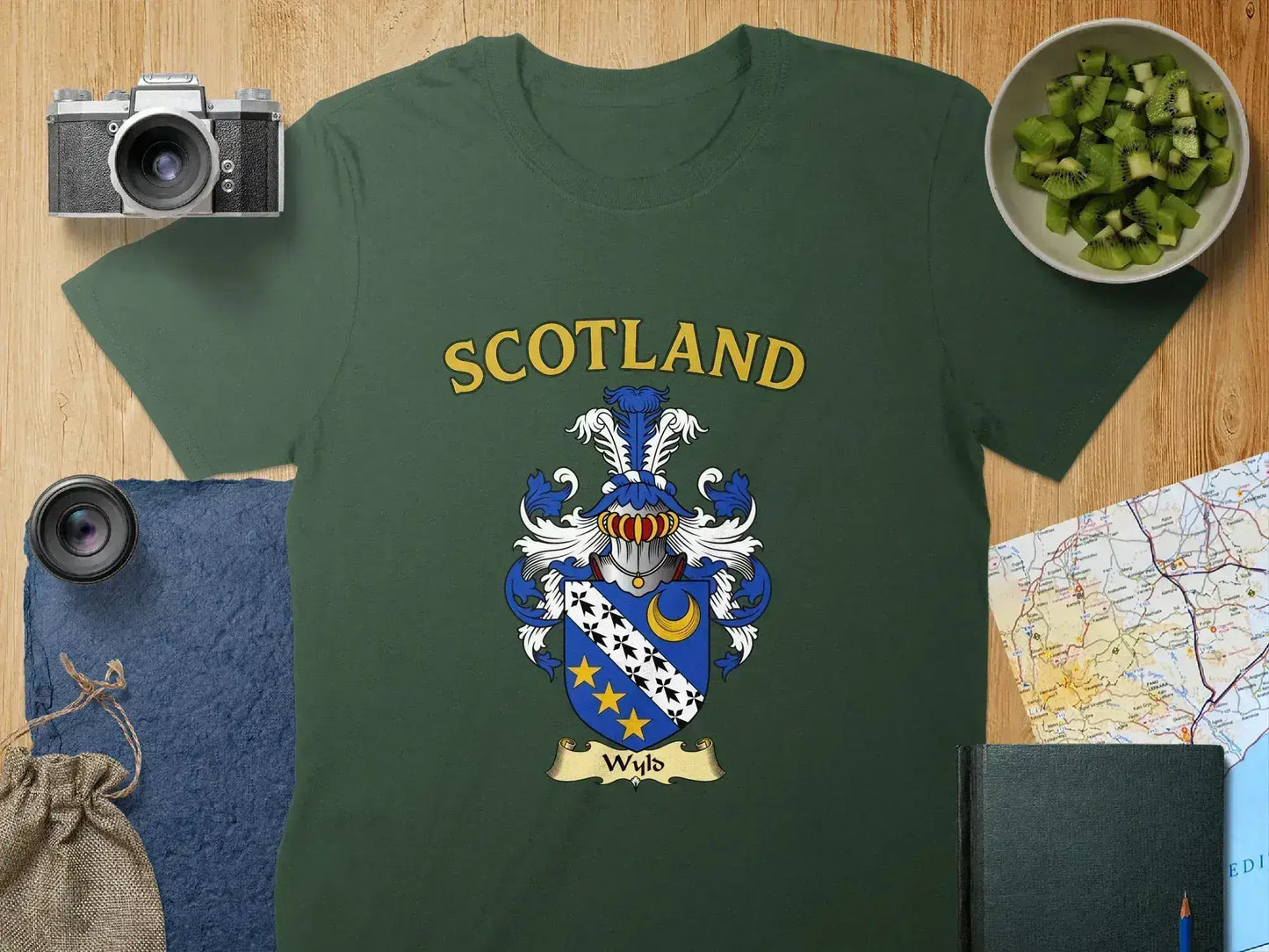 Scotland Family Crest Features Wyld T-Shirt product