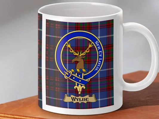 Wylde Tartan Clan Crest Coffee Mug product