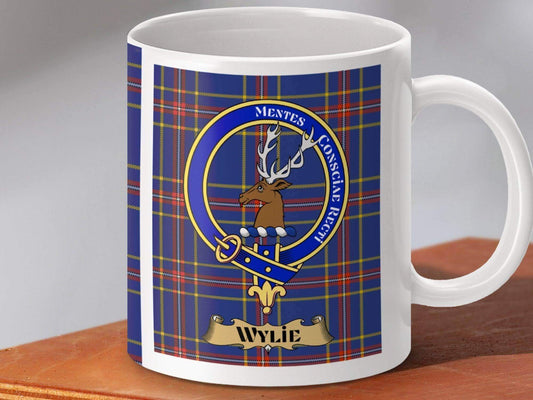 Mentes Consciæ Recti Wylie Crest Plaid Mug product