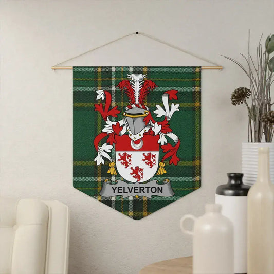 Yelverton Family Crest Wall Banner Display product