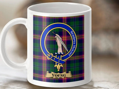Scottish Tartan Plaid Young Clan Crested Mug product