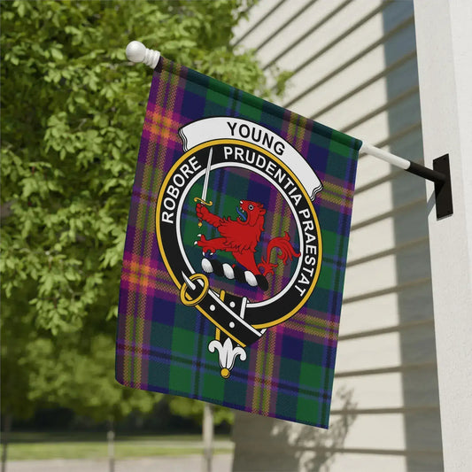 Prudential Crest Tartan Clan Young Flag product