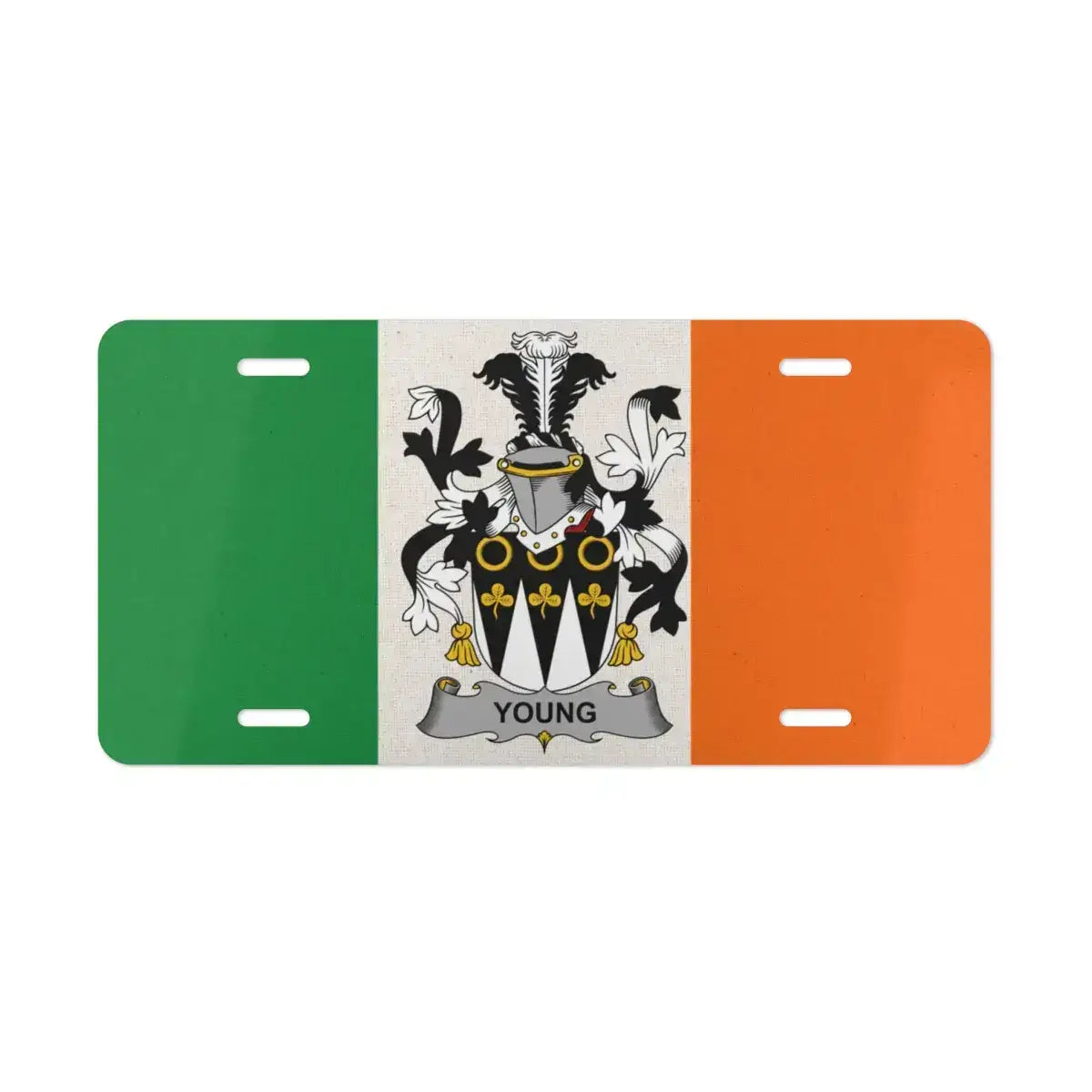 Irish Crest Young Flag Decorative License Plate product