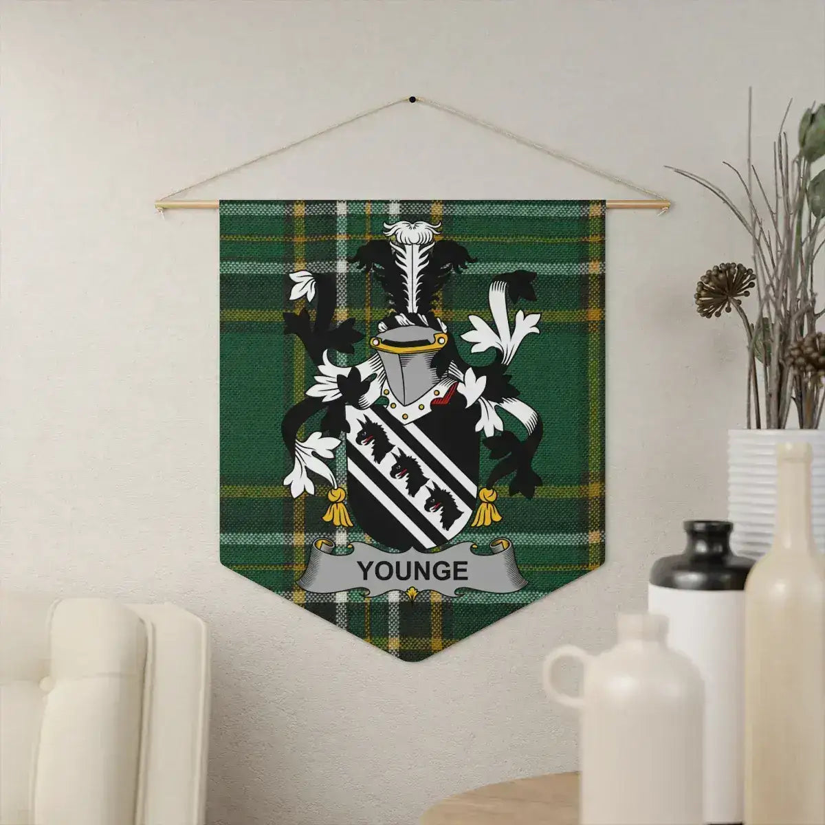 Younge Family Crest Wall Art Heraldic Decor product