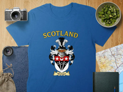 Scotland Younger Crest Graphic Design Tee Shirt product type