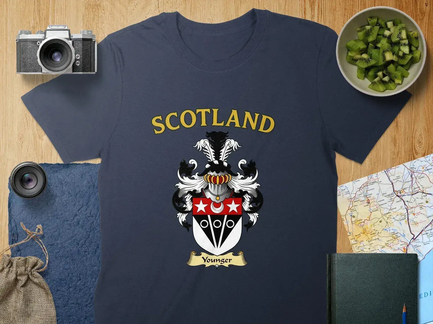 Scotland Younger Family Crest Design T-Shirt product type