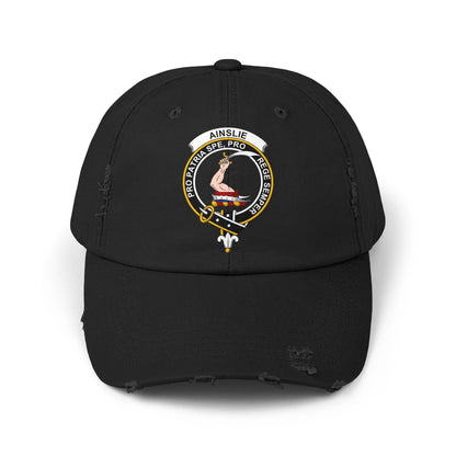 Ainslie Pro Patria Spe Pro Crescet Crest Baseball Cap - Celtic Ancestry Gifts