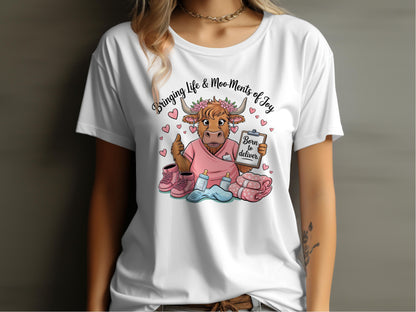 Bringing Life Moo-Ments of Joy Design T-Shirt product