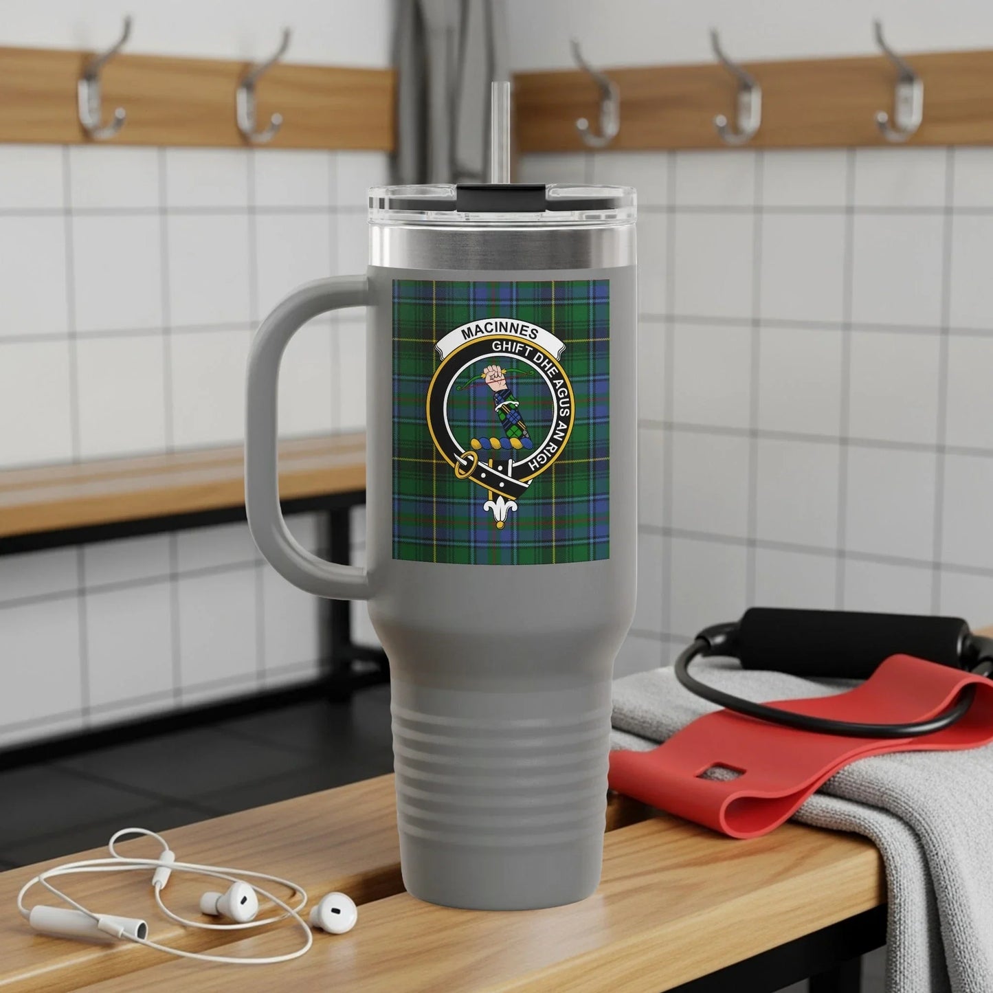 Customized Scottish Clan Crest Travel Mug product