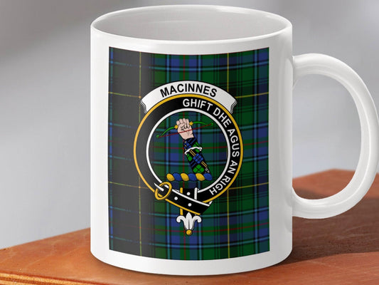 MacInnes Clan Crest Tartan Mug Coffee Tea Mug Product