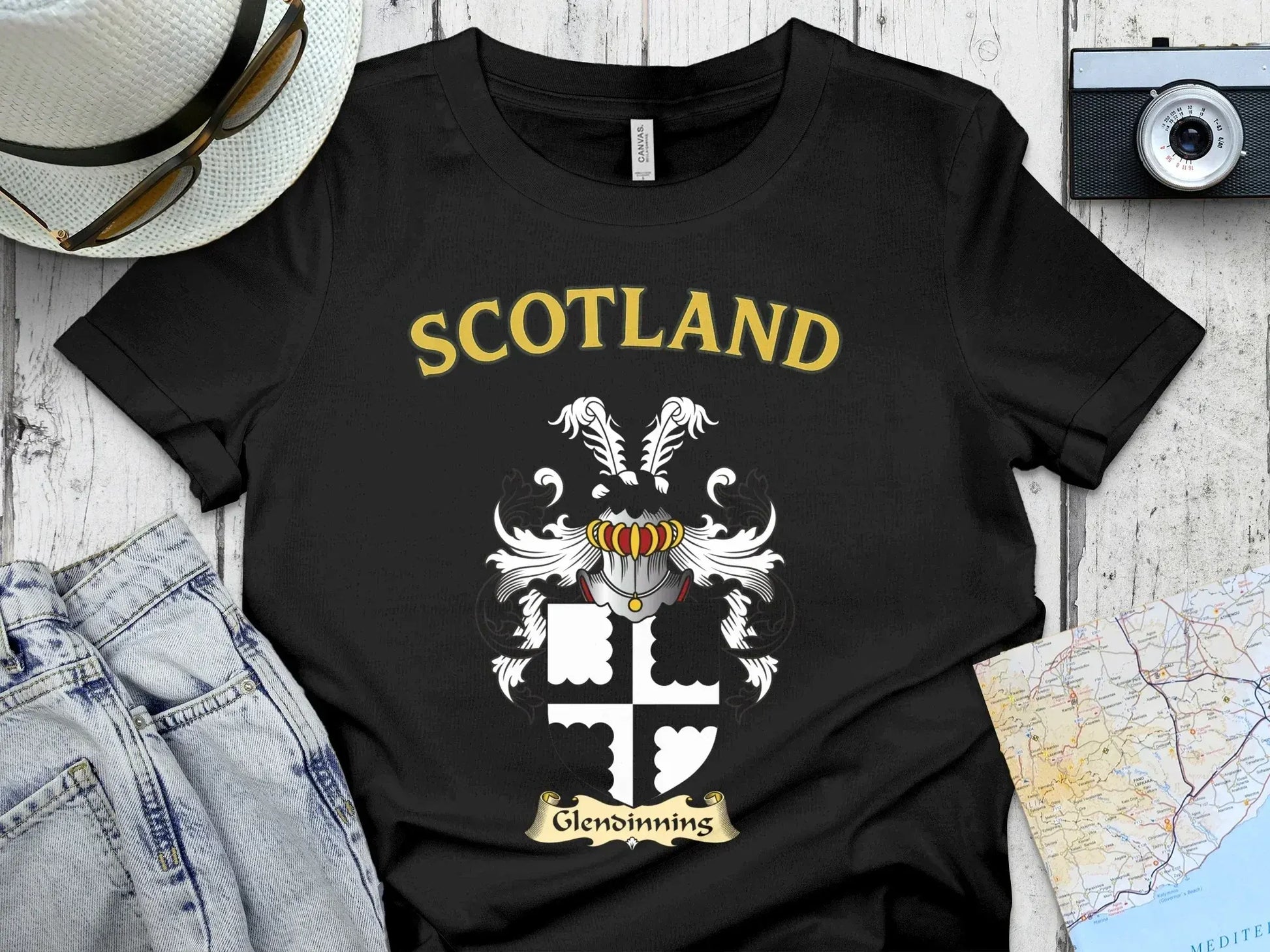 Scotland Glendinning Family Crest Heritage Shirt product type