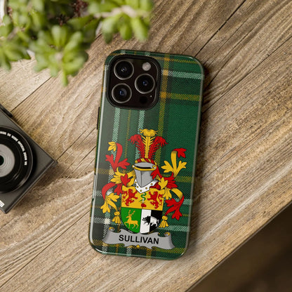 Choose Any Irish Surname Coat of Arms Tough Phone Case