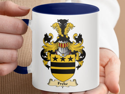 Clan Frcke Scottish Coat of Arms Coffee Mug - Living Stone Gifts