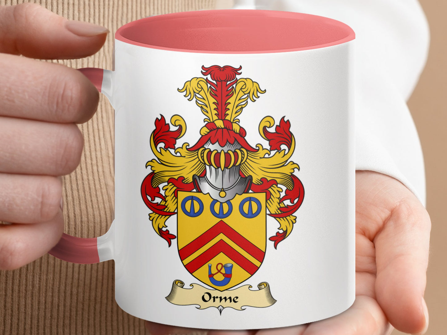 Orme Scottish Clan Surname Coat of Arms Mug - Living Stone Gifts