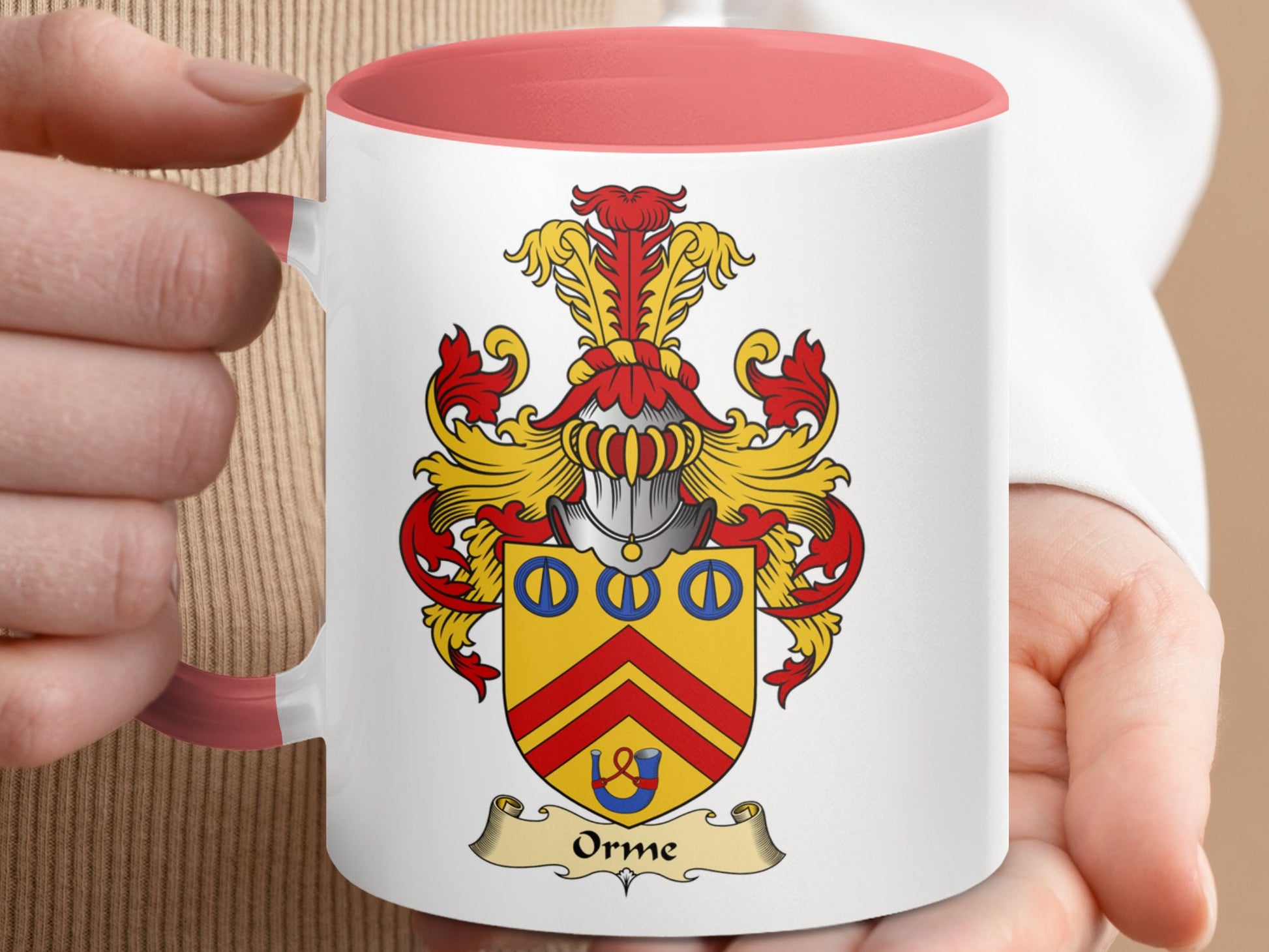 Orme Scottish Clan Surname Coat of Arms Mug - Living Stone Gifts